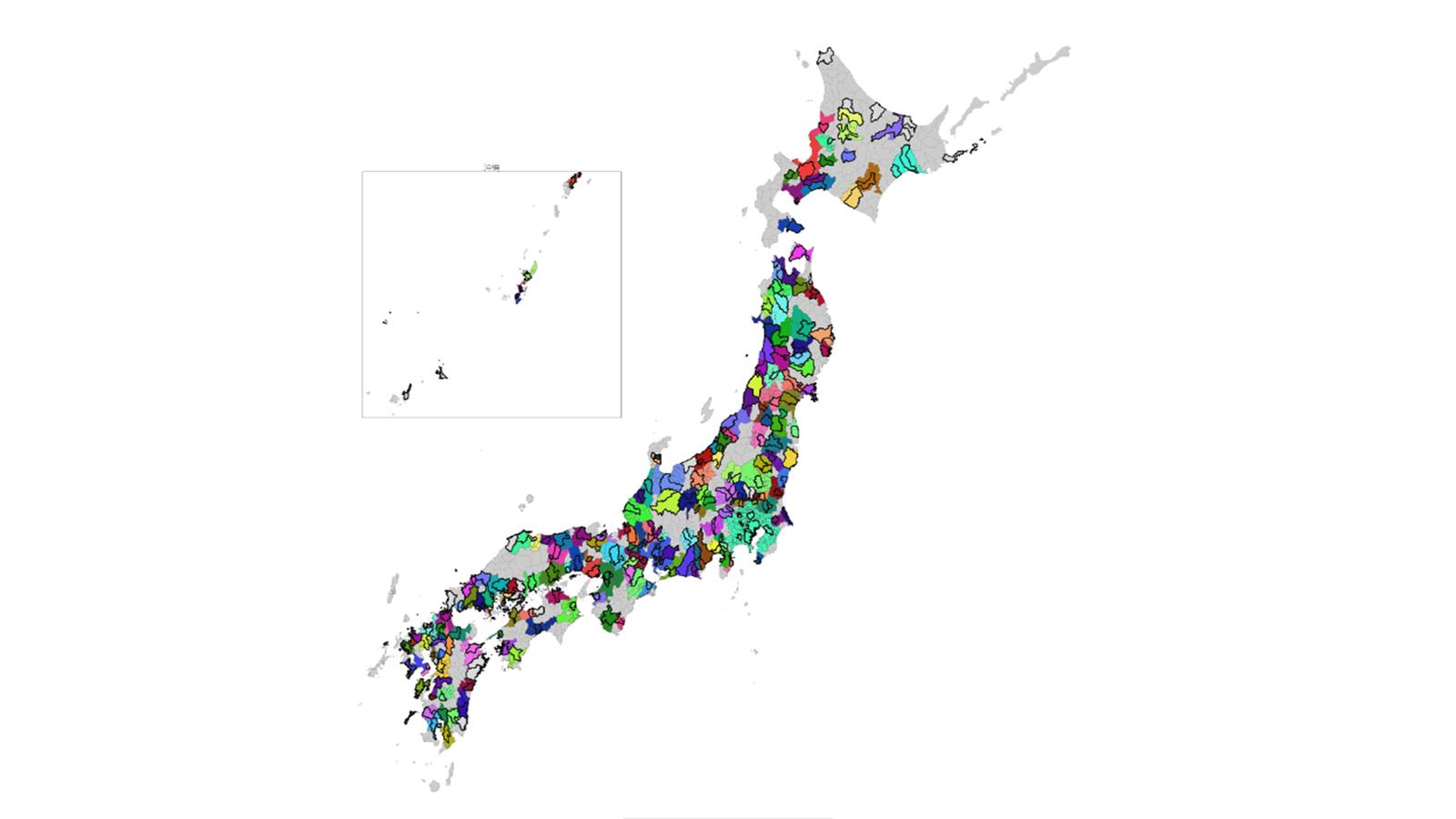 The Urban Employment Area Data Based on the 2020 Census Are Now Publicly Available 2020年国勢調査データに基づく都市雇用圏の公開を開始しました.